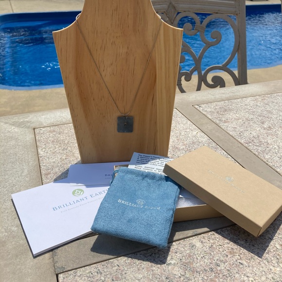 Brilliant Earth SS and Diamond Pendant - Picture 2 of 7